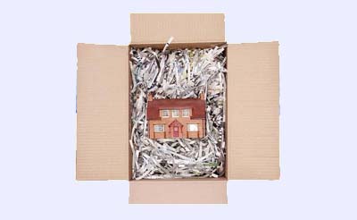 Newspaper with Box